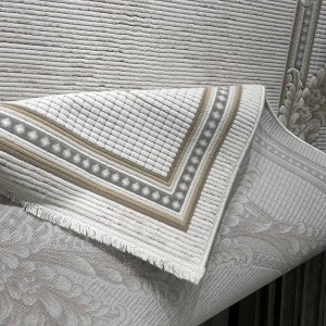 سجاد فورتاكس تركي 41498A كريم بيج دائري مقاس 200*200