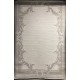 سجاد فورتاكس تركي 41498A كريم رصاصي مقاس 150*220 - سجاد مودرن