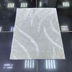 موكيت صيني عانم نقشه مقلم رصاصي  12 100*100