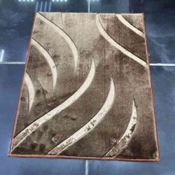 موكيت صيني عانم نقشه مقلم بني 13 100*100