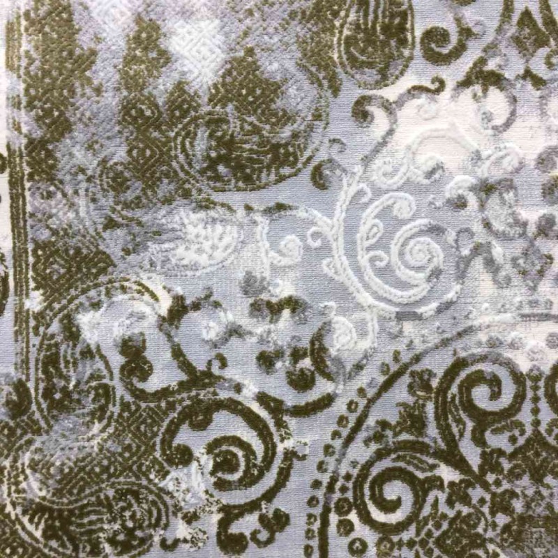 سجاد تركي صافي 6919 اخضر و رصاصي