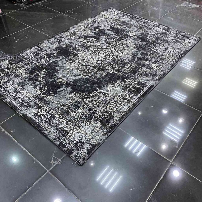 سجاد تركي اكوا 5497  اسواد  رصاصي