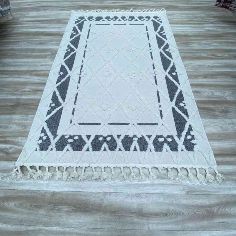 سجاد غلوريا A0031B كريم رصاصي صنع جورجيا