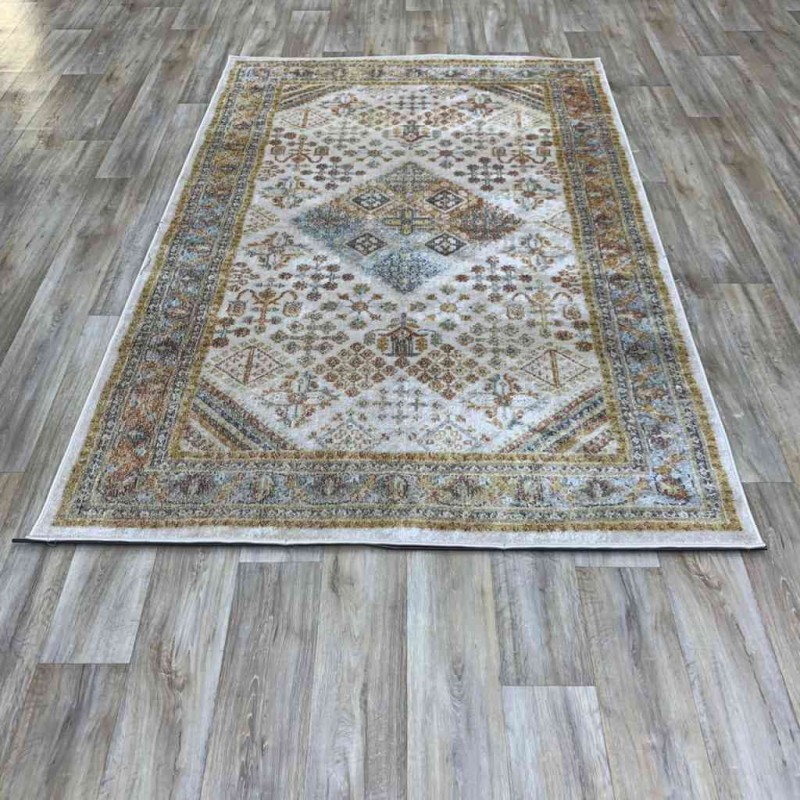 سجاد جورجي روز A0795B ابيض ابيض 100*300