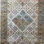سجاد جورجي روز A0795B ابيض ابيض 100*300