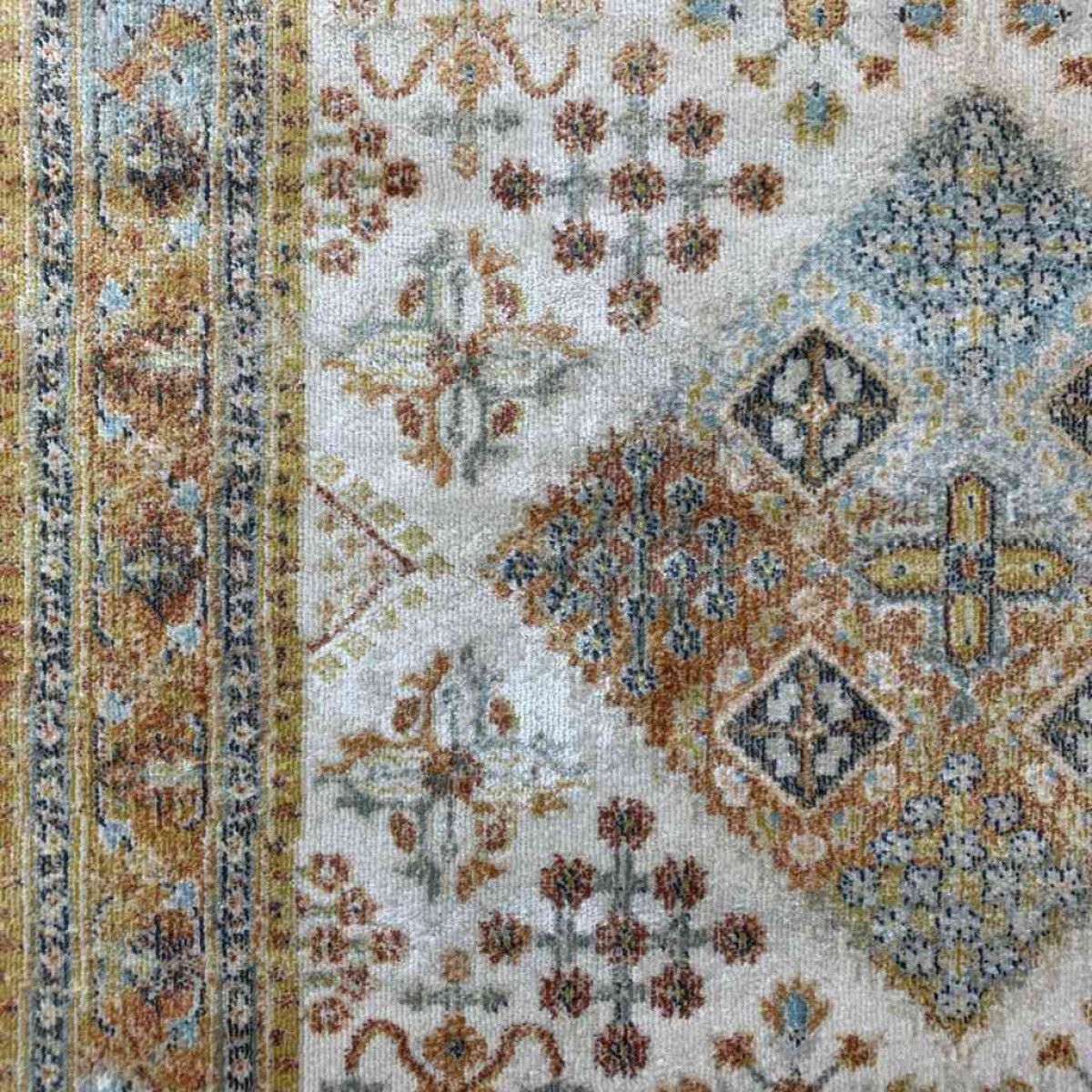 سجاد جورجي روز A0795B ابيض ابيض 100*300
