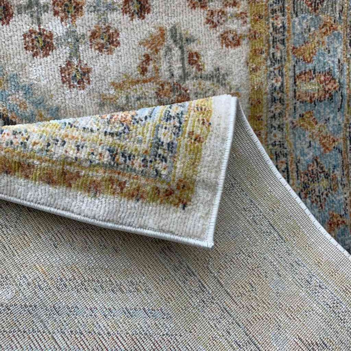 سجاد جورجي روز A0795B ابيض ابيض 100*300