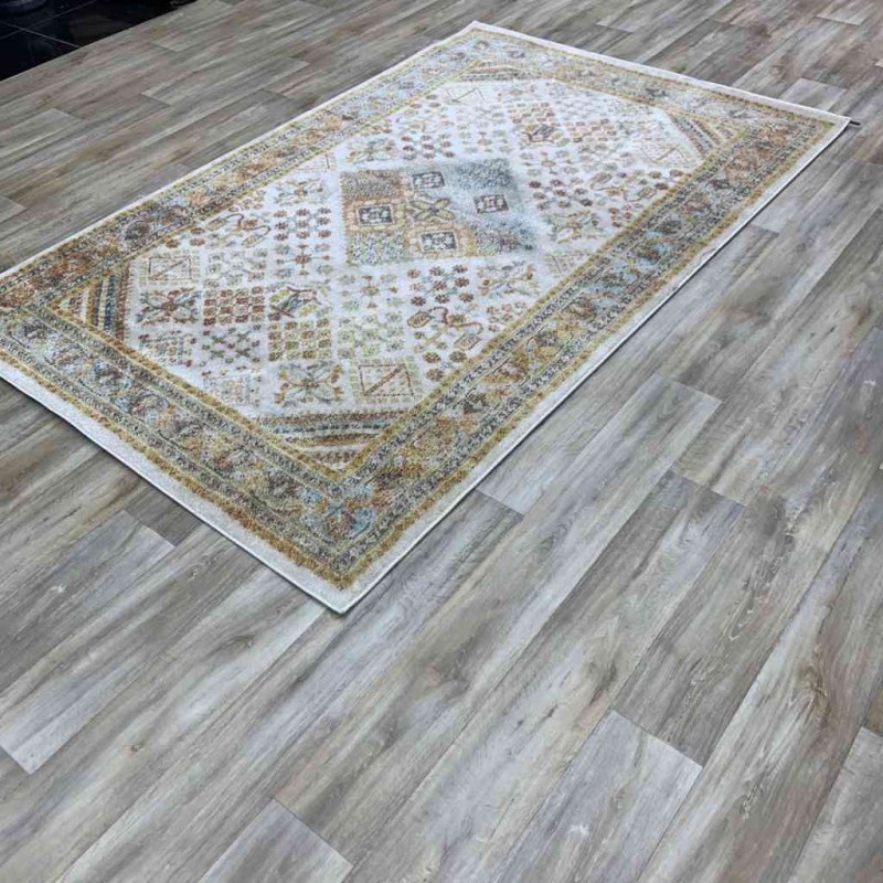 سجاد جورجي روز A0795B ابيض ابيض 250*350