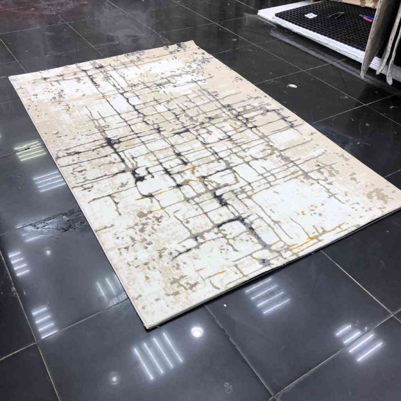 سجاد بلغاري ميراج N073A بيج و رصاصي