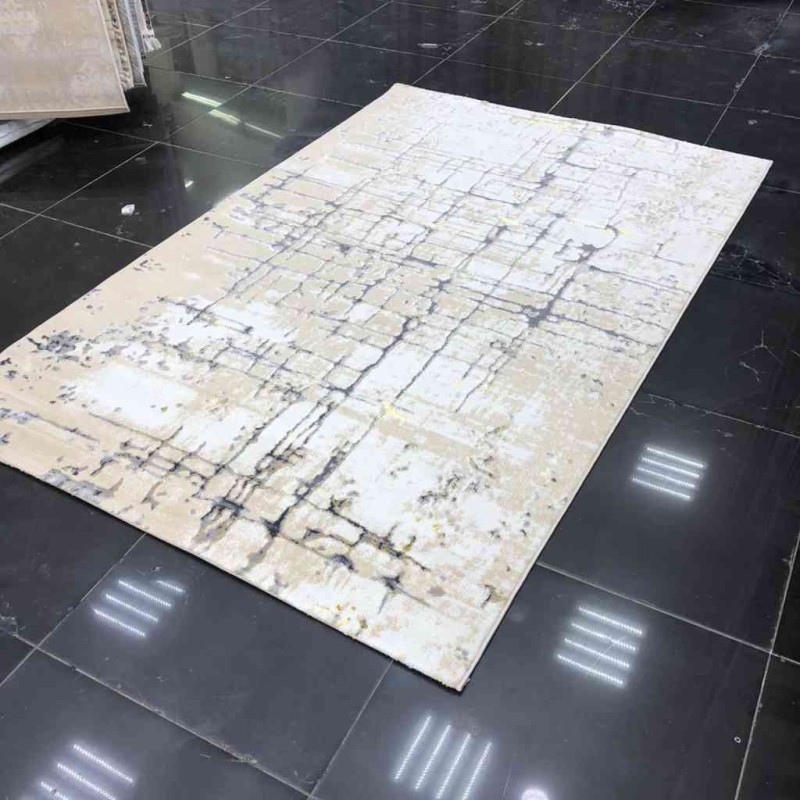سجاد بلغاري ميراج N073A بيج و رصاصي