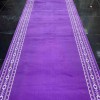 سجاد ممر ملكي مراسم الخزامي برواز لون موف 100*125