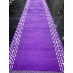 سجاد ممر ملكي مراسم الخزامي برواز لون موف 100*200