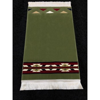 سجادة صلاه فاخرة سدو اخضر 70*110
