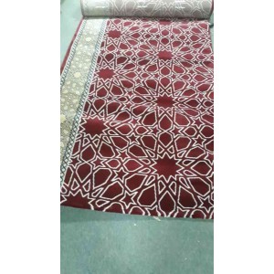 سجاد صلاة احمر 1.30*500 سم 1 سجاد صلاة احمر 1.30*500 سم 1