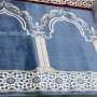 سجاد صلاة احمر 1.25*500 سم سماوي
