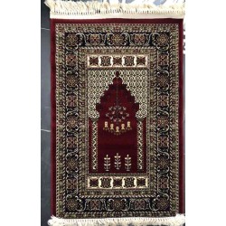 سجاد صلاة الامام الاصالة صوف خيط مبروم 75 سم*125 سم اخضر