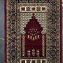سجاد صلاة الامام الاصالة صوف خيط مبروم 75 سم*125 سم اخضر