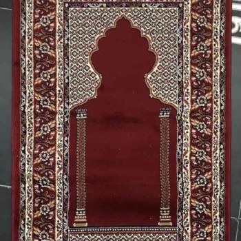 سجاد صلاة الامام انطاليا 75 سم*125 سم احمر 2