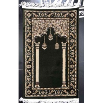 سجادة صلاه تركي فاخرة انطاليا 3406C اخضر مقاس75*120 سم