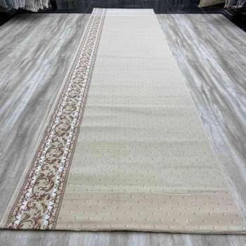 سجاد صلاة الانداس تركي SC119 بيج مقاس 125*500