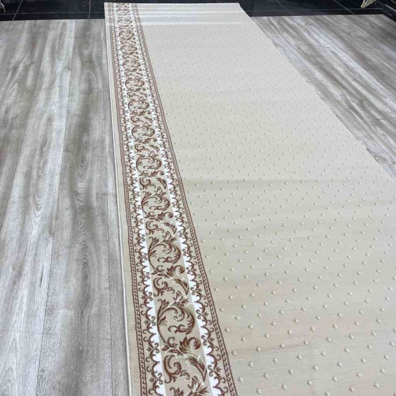 سجاد صلاة الانداس تركي SC119 بيج مقاس 125*1000
