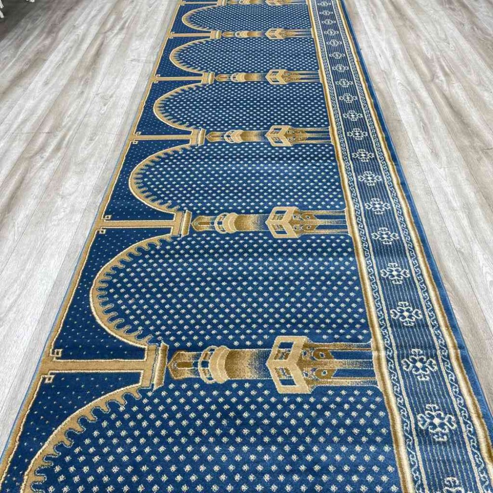 سجاد صلاة محراب تركي SC116 سماوي مقاس 125*500