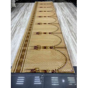 سجاد صلاة محراب تركي SC116 بيج مقاس 125*500 سجاد صلاة محراب تركي SC116 بيج مقاس 125*500
