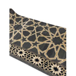 سجاد صلاة الروضة تركي رصاصي مقاس 125*1000 سم