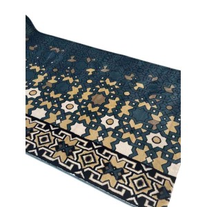 سجاد صلاة المنارة تركي سماوي مقاس 125*500 سم سجاد صلاة المنارة تركي سماوي مقاس 125*500 سم
