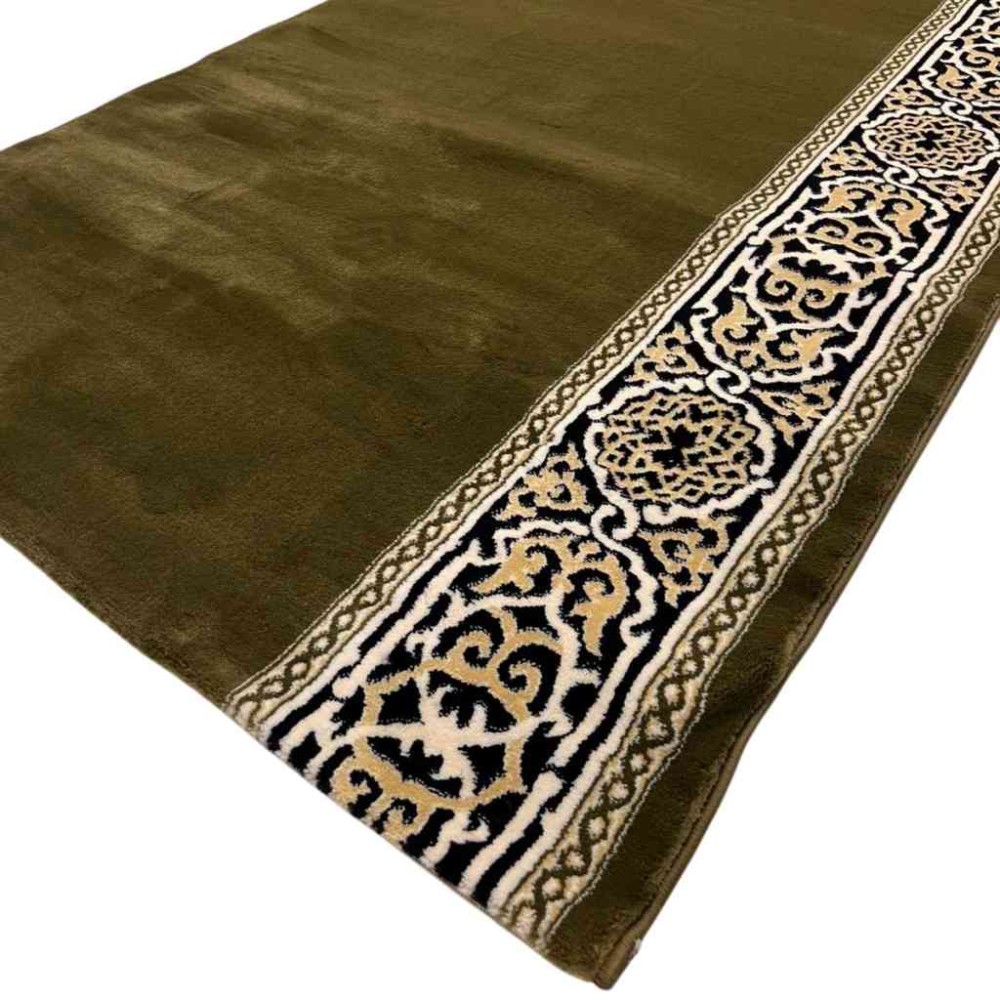 سجاد صلاة مناسك تركي F301A اخضر مقاس 125*1000 سم