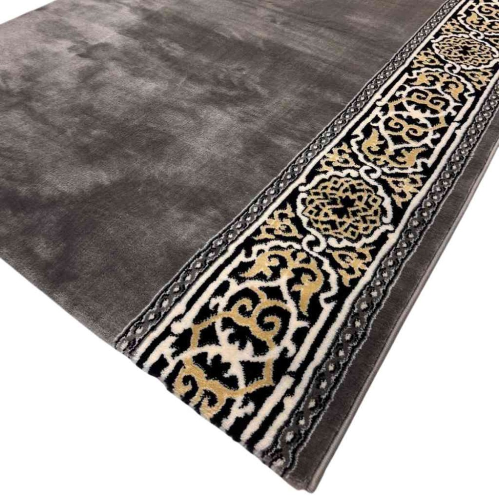 سجاد صلاة مناسك تركي F301A رصاصي مقاس 125*500 سم