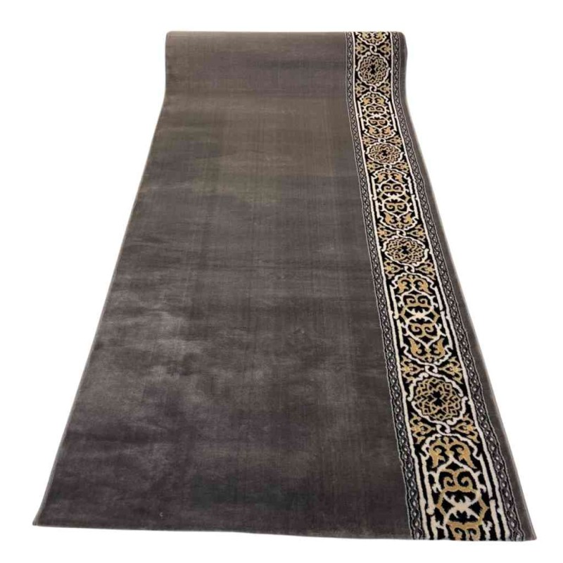سجاد صلاة مناسك تركي F301A رصاصي مقاس 125*500 سم