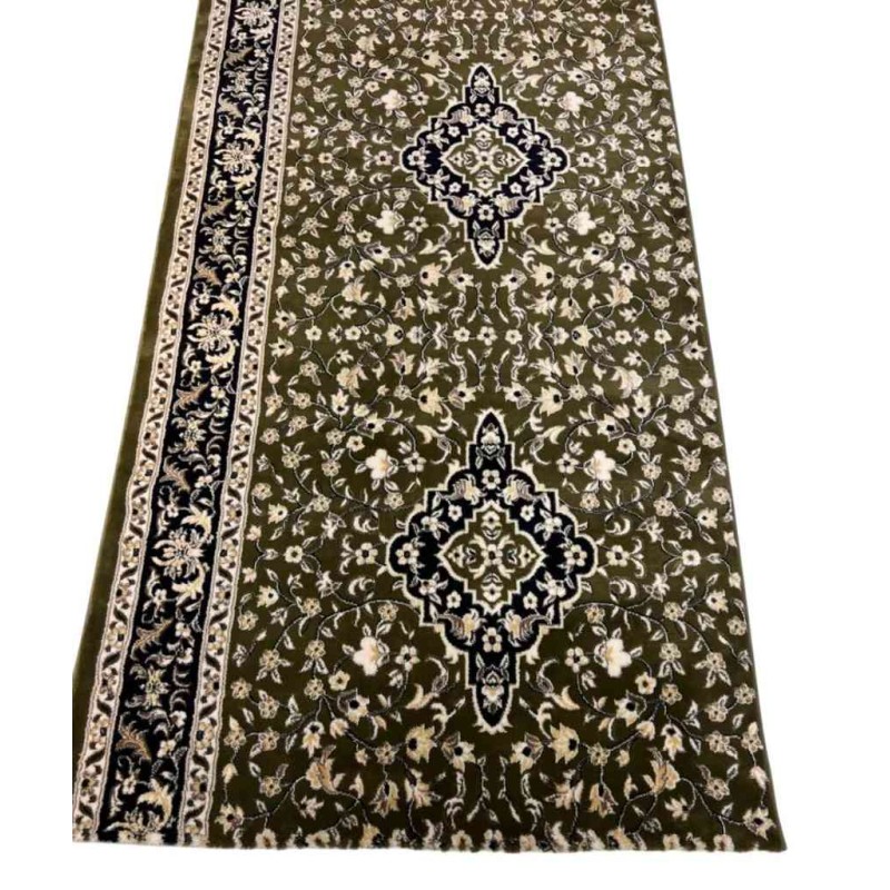 سجاد صلاة محراب تركي 4869C اخضر مقاس 125*1000 سم