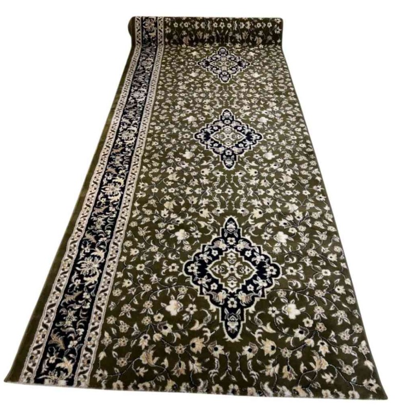 سجاد صلاة محراب تركي 4869C اخضر مقاس 125*1000 سم