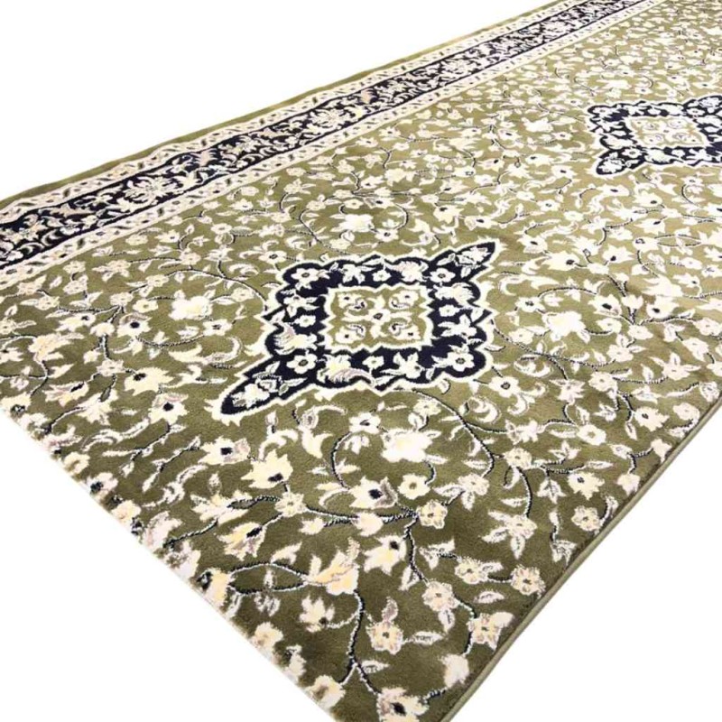 سجاد صلاة محراب تركي 4869C اخضر مقاس 125*1000 سم