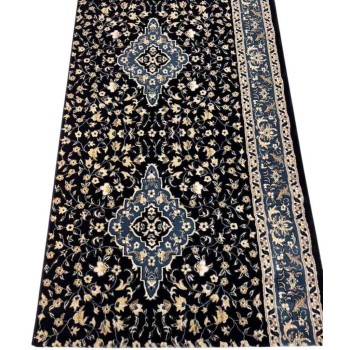 سجاد صلاة محراب تركي 4869C كحلي مقاس 125*1000 سم