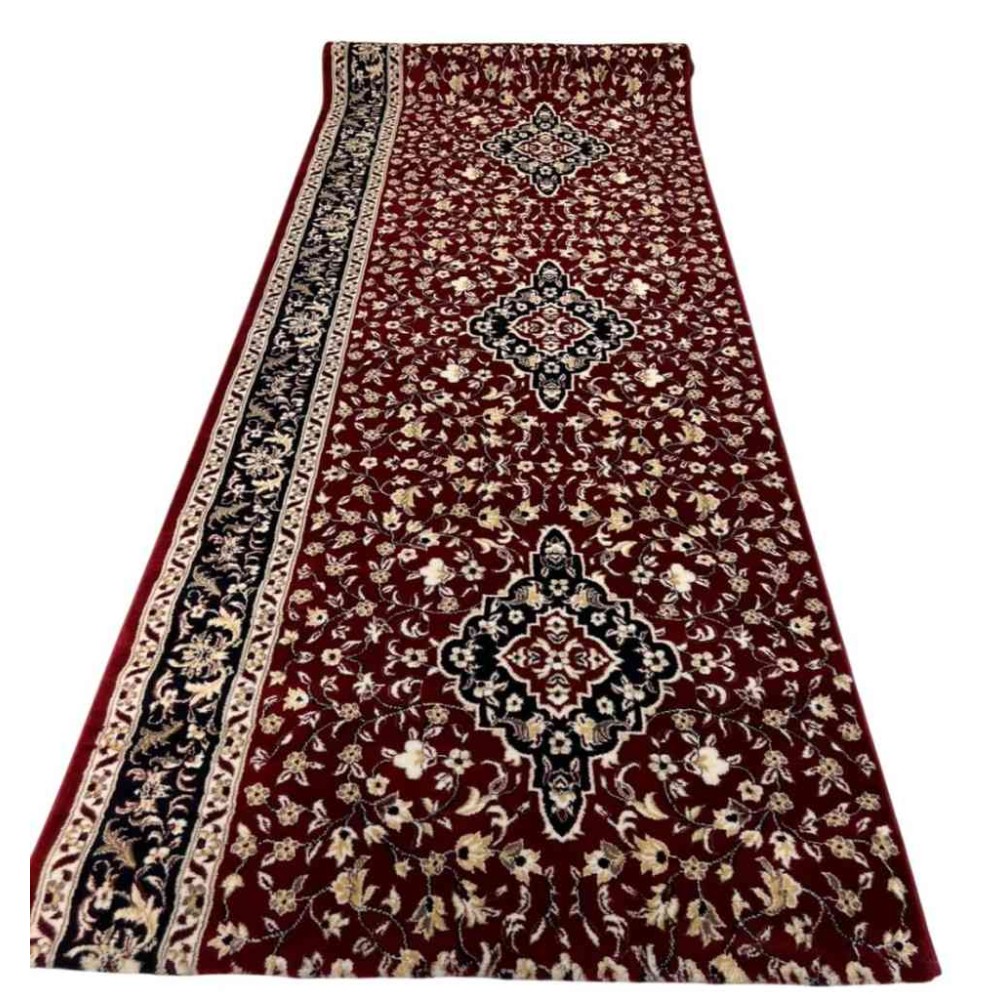 سجاد صلاة محراب تركي 4869C احمر مقاس 125*500 سم