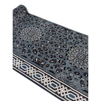 سجاد صلاة اندلس تركي كحلي مقاس 125*500 سم