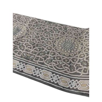 سجاد صلاة اندلس تركي رصاصي مقاس 125*500 سم