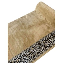 سجاد صلاة مناسك تركي F301A بيج مقاس 125*1000 سم