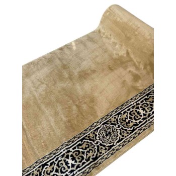 سجاد صلاة مناسك تركي F301A بيج مقاس 125*500 سم