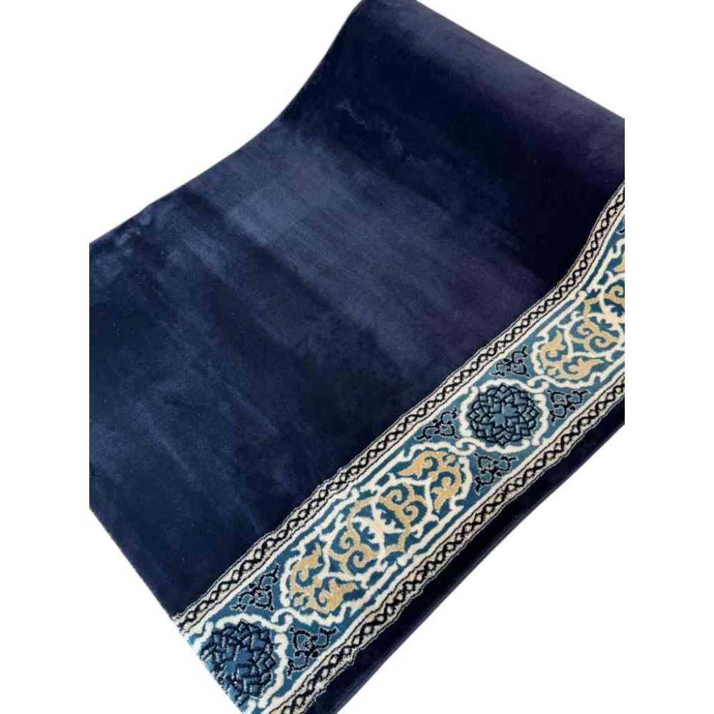 سجاد صلاة مناسك تركي F301A كحلي مقاس 125*500 سم