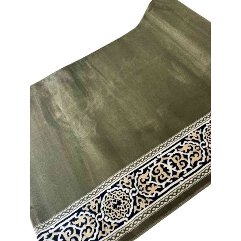 سجاد صلاة مناسك تركي F301A اخضر مقاس 125*1000 سم