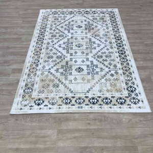 سجاد تركي ميا 11224B بيج ازرق غامق مقاس 200*300