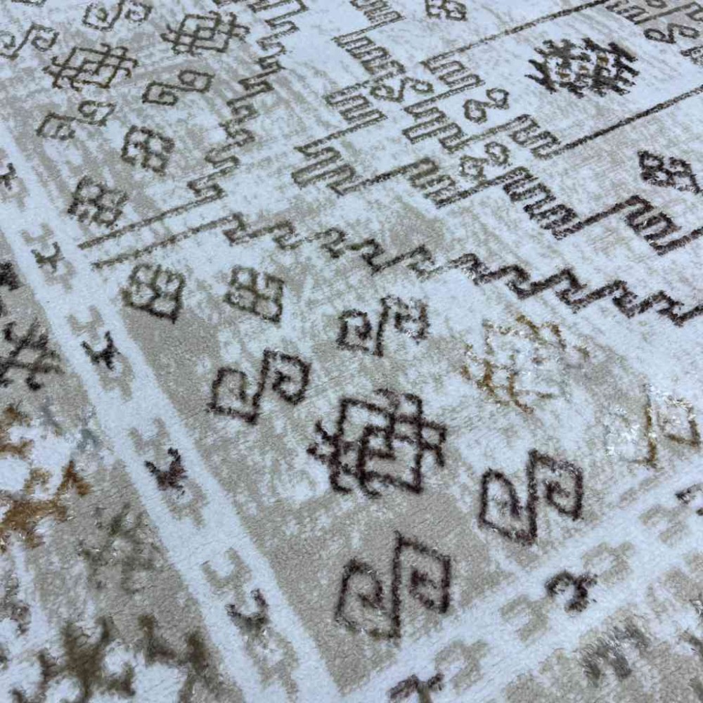 سجاد تركي ميا 11224B بيج بيج مقاس 100*200