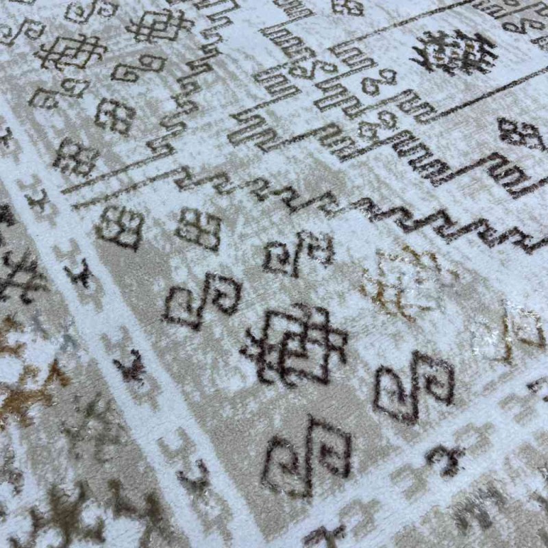 سجاد تركي ميا 11224B بيج بيج مقاس 50*80