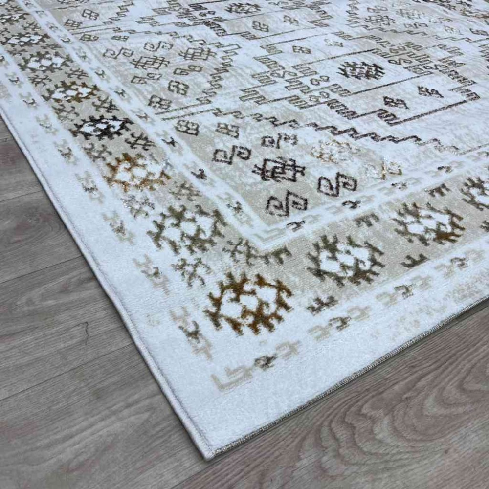 سجاد تركي ميا 11224B بيج بيج مقاس 100*200