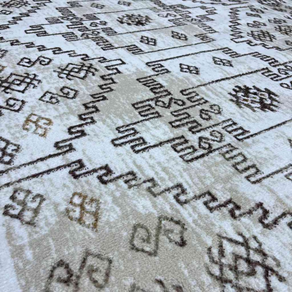 سجاد تركي ميا 11224B بيج ذهبي مقاس 50*80