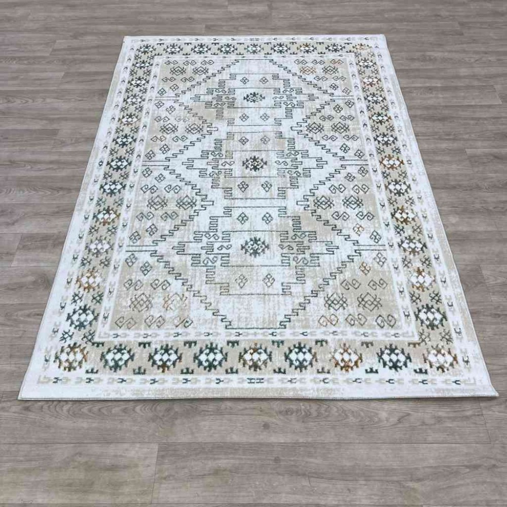 سجاد تركي ميا 11224B بيج اخضرمقاس 80*150