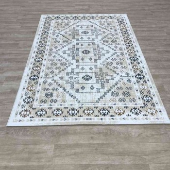 سجاد تركي ميا 11224B بيج رصاصي مقاس 50*80